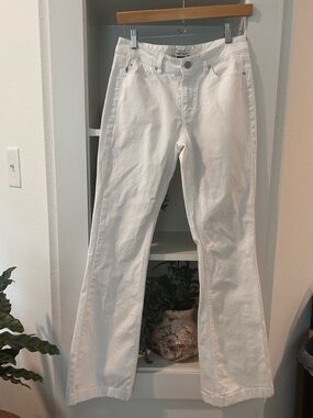 White House Black Market White Jeans S  Mid Rise Classic Denim Size 4